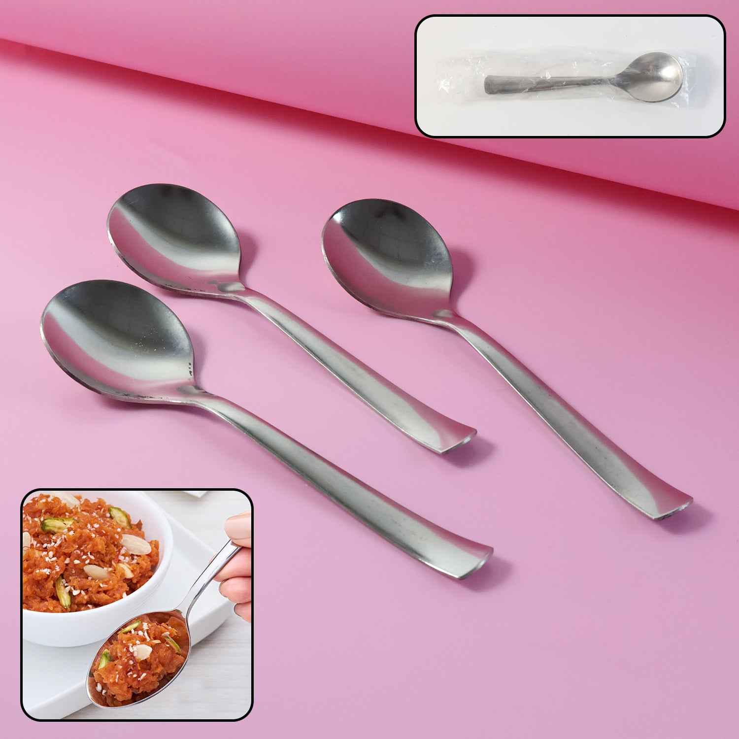 Everyday Dining Spoons - (3 Pc  Set)