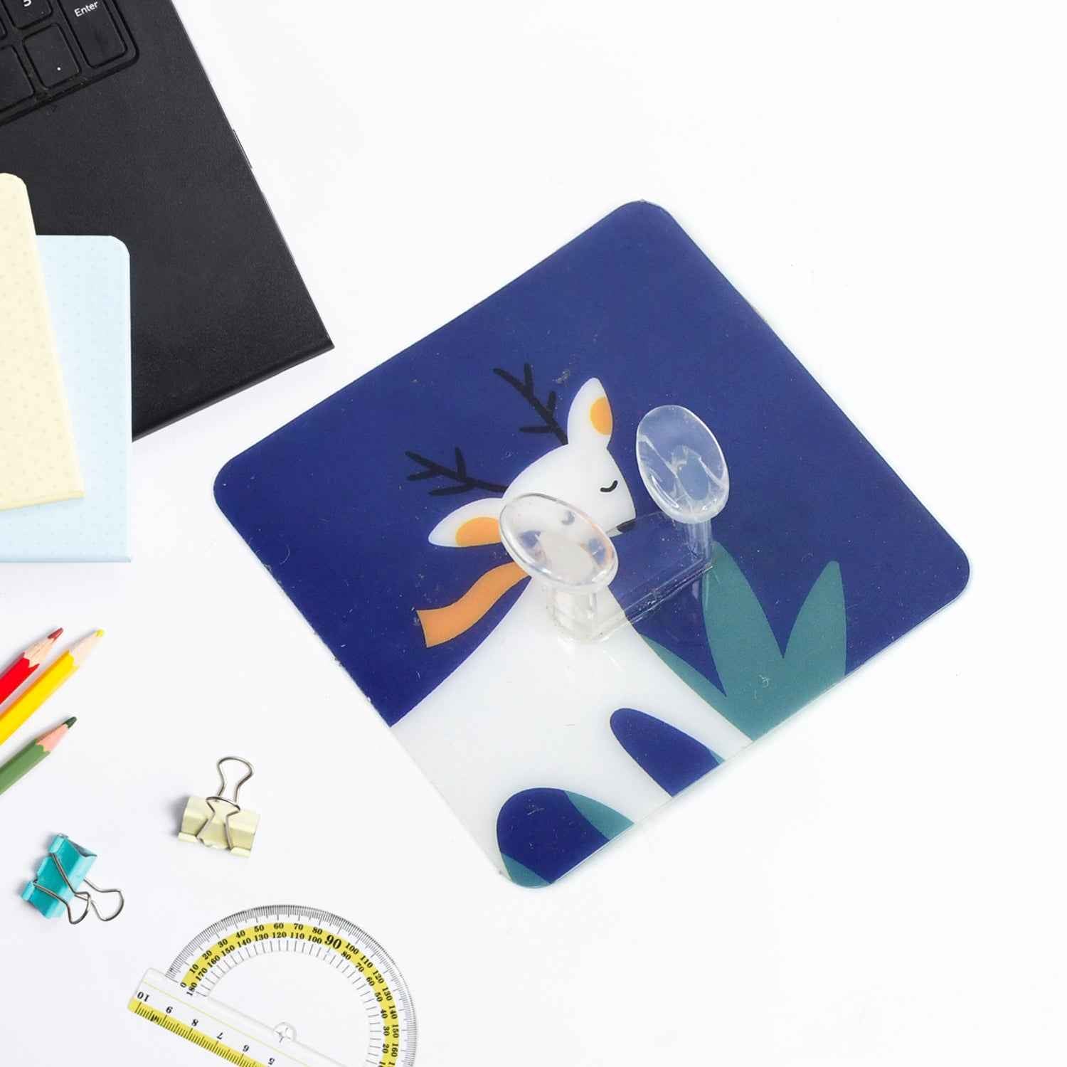 Self-adhesive Wall Hook  Drill-free Waterproof  Oil-proof For Toothbrush Socket (1 Pc)