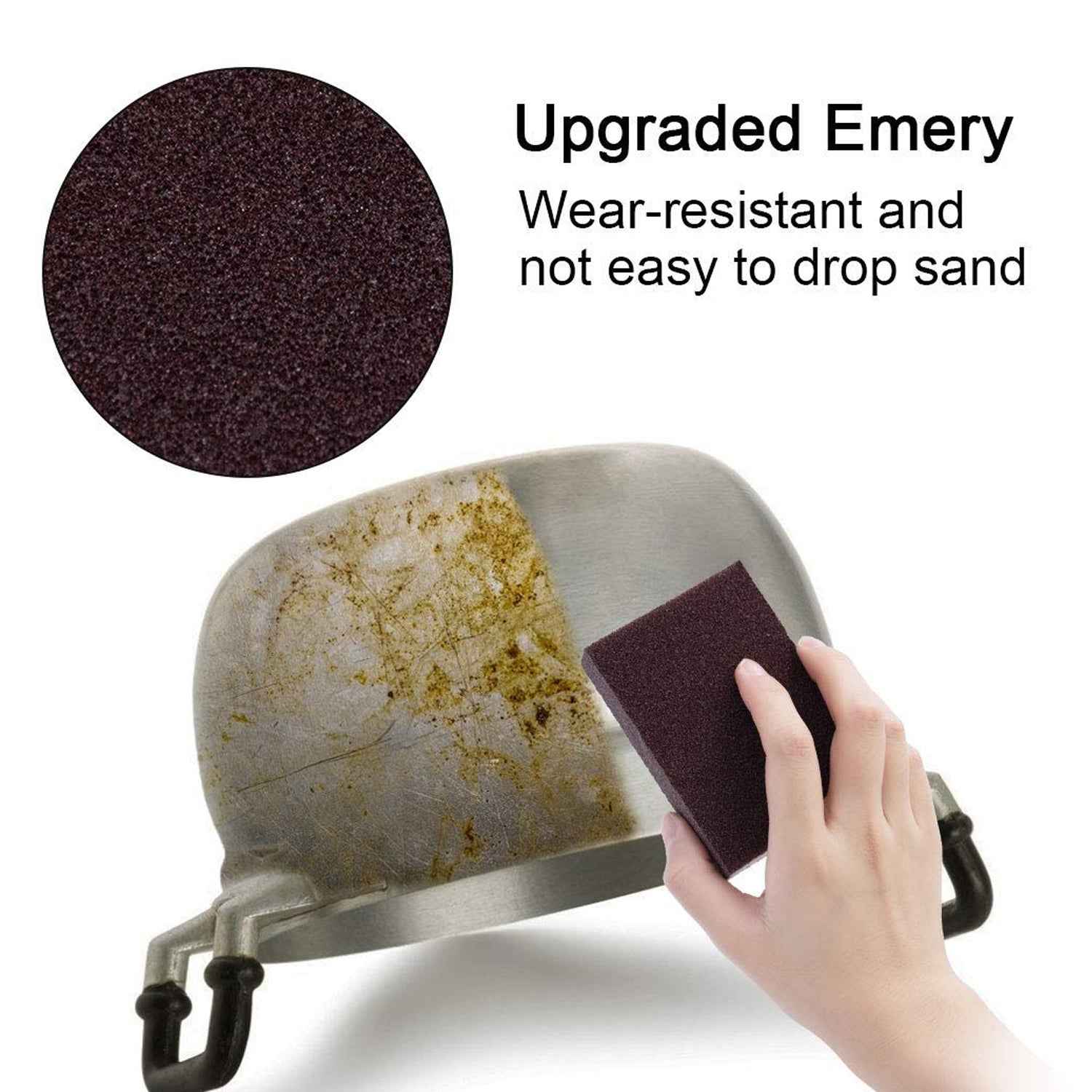 Multipurpose Kitchen Cleaning Sponge Scrub Block (10 X 7 Cm  1 Pc)