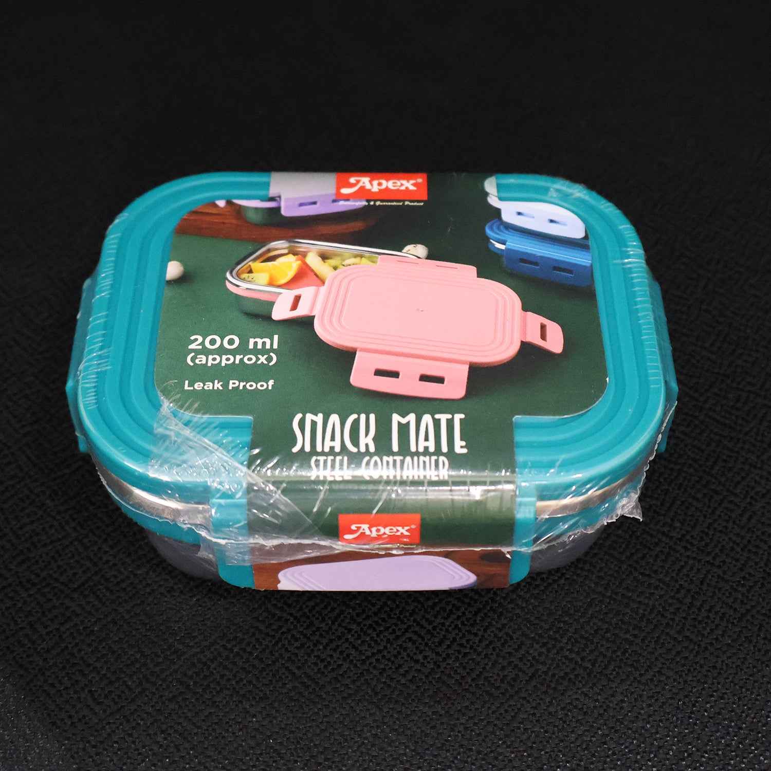 Apex Stainless Steel Mini Stack Plate Food Container (Approx 200 Ml)