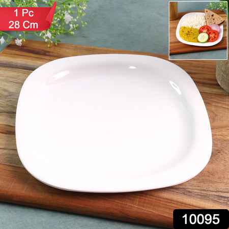 Premium Square Dinner Plate (28 Cm  1 Pc)