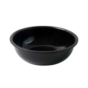 Plastic 6 Inch Black Round Deep Serving Bowl (1 Pc)