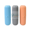 Capsule Shape Travel Toothbrush Toothpaste Case Holder (Multicolor / 3 Pcs Set) Variety Bazaar