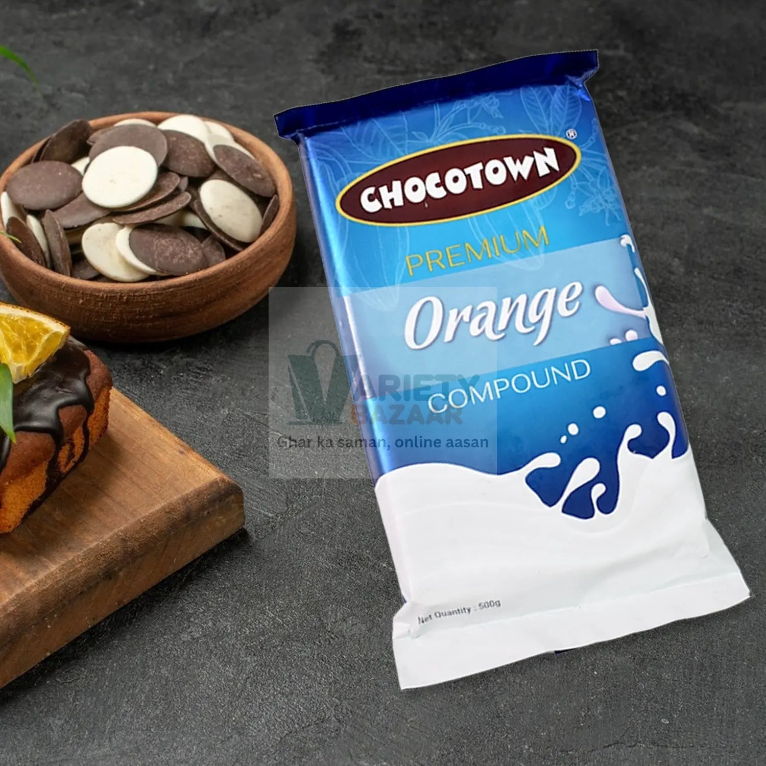 Chocotown Premium Orange Compound (500gm) Variety Bazaar