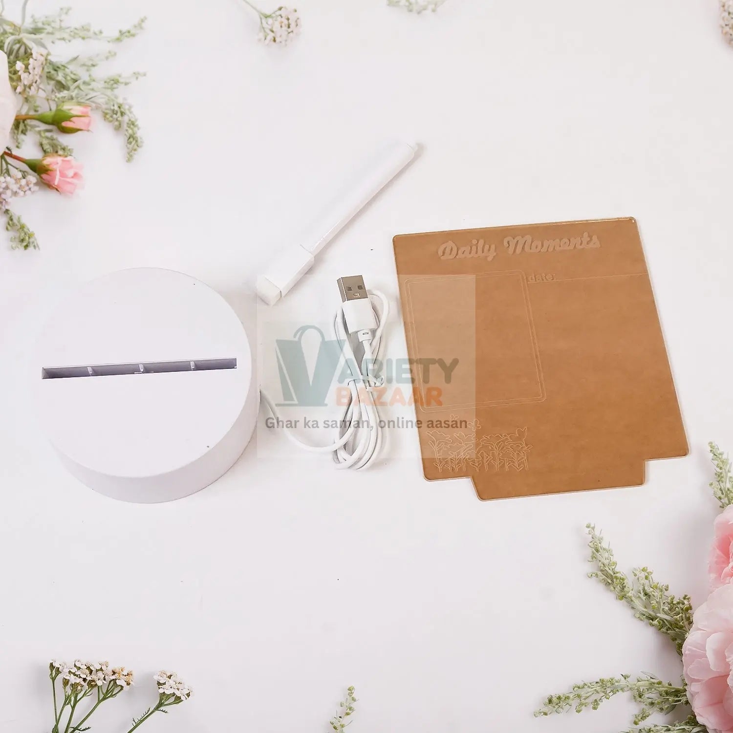 Creative Visualization Lamp 3 D Acrylic Decorative Lamp (1 Pc) Variety Bazaar