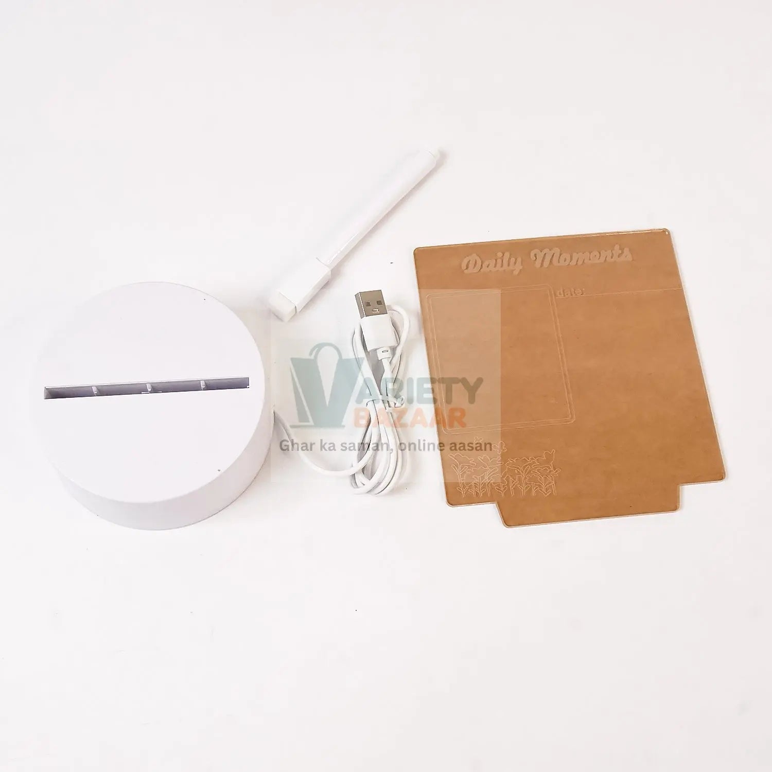 Creative Visualization Lamp 3 D Acrylic Decorative Lamp (1 Pc) Variety Bazaar