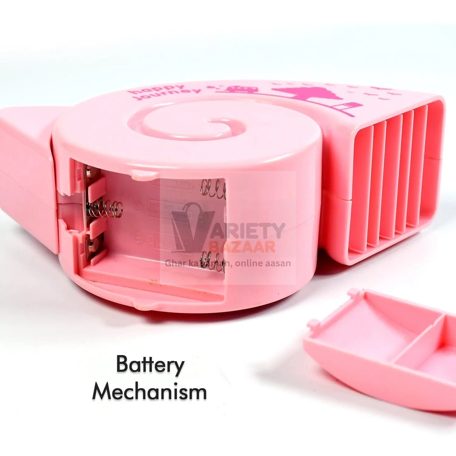 Cute USB Mini Fan: Bright, Quiet & Portable for Your Desk (Battery Not Included) Variety Bazaar