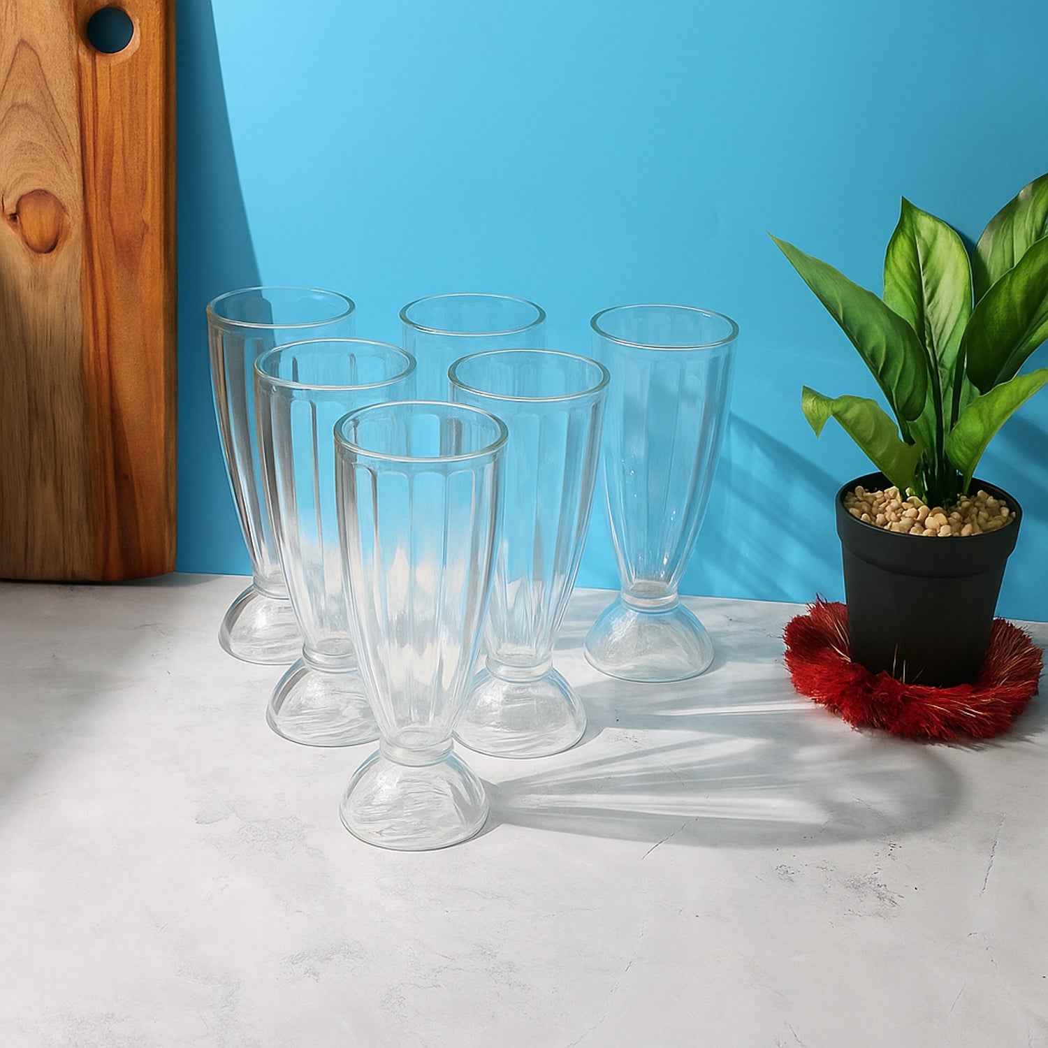 Apex Premium Dessert  Falooda Glasses (Approx 400ml  6 Pc)