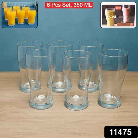 Apex Vista Unbreakable Pitcher Glass Set  350 Ml (Approx)  6-piece