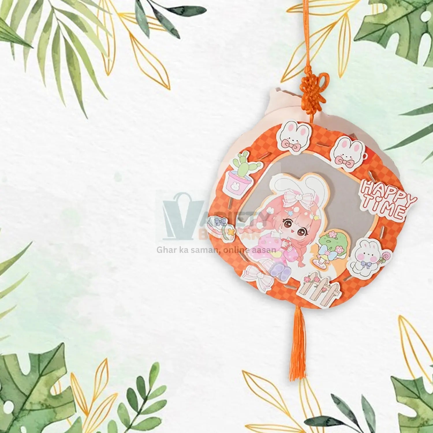 DIY Handmade Cartoon Paper Lanterns – Antique Hollow-Out LED Projection for Festival Decor Variety Bazaar