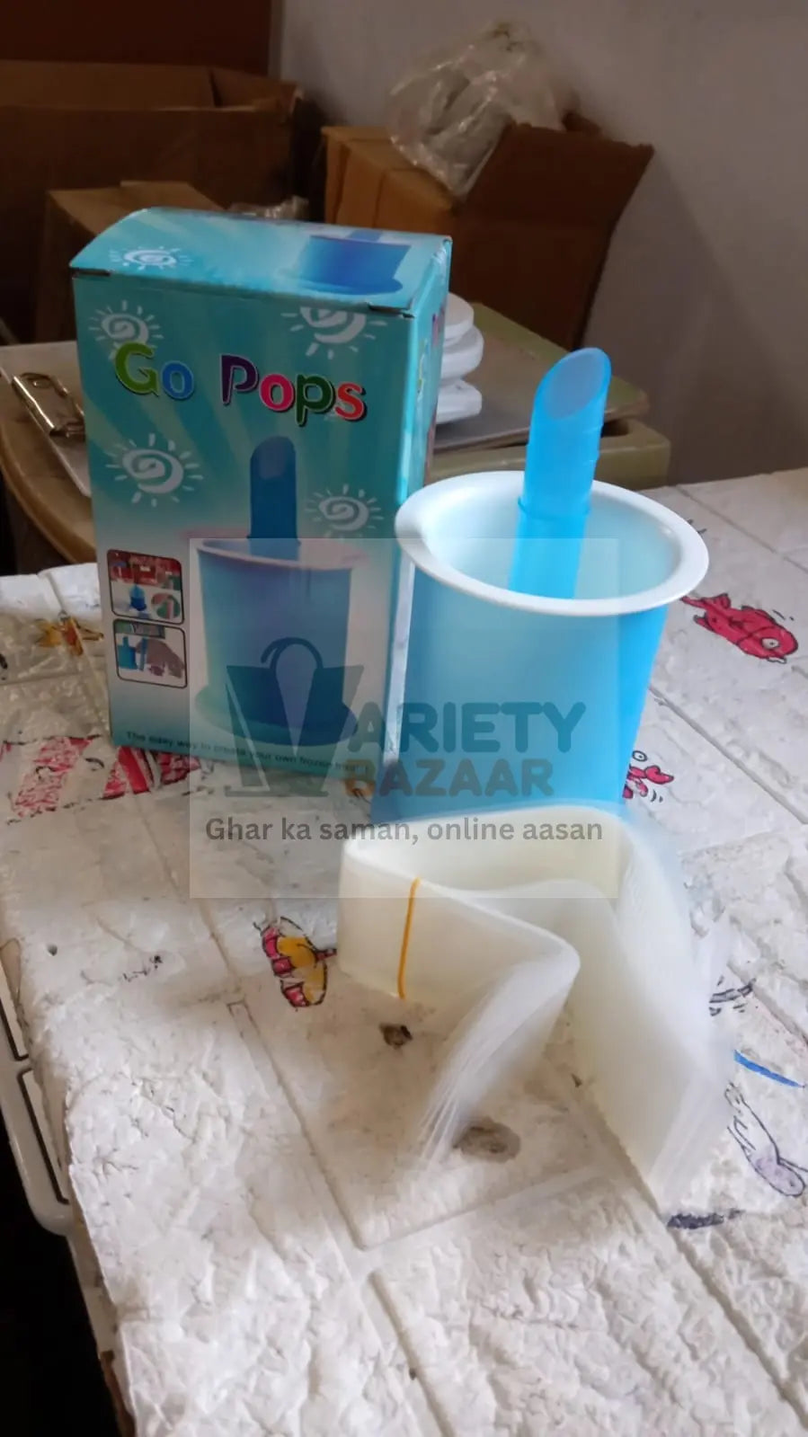 DIY Manual Popsicle Maker – Reusable Ice Cream Mold (Approx 20 Pcs Packing Bag) Variety Bazaar