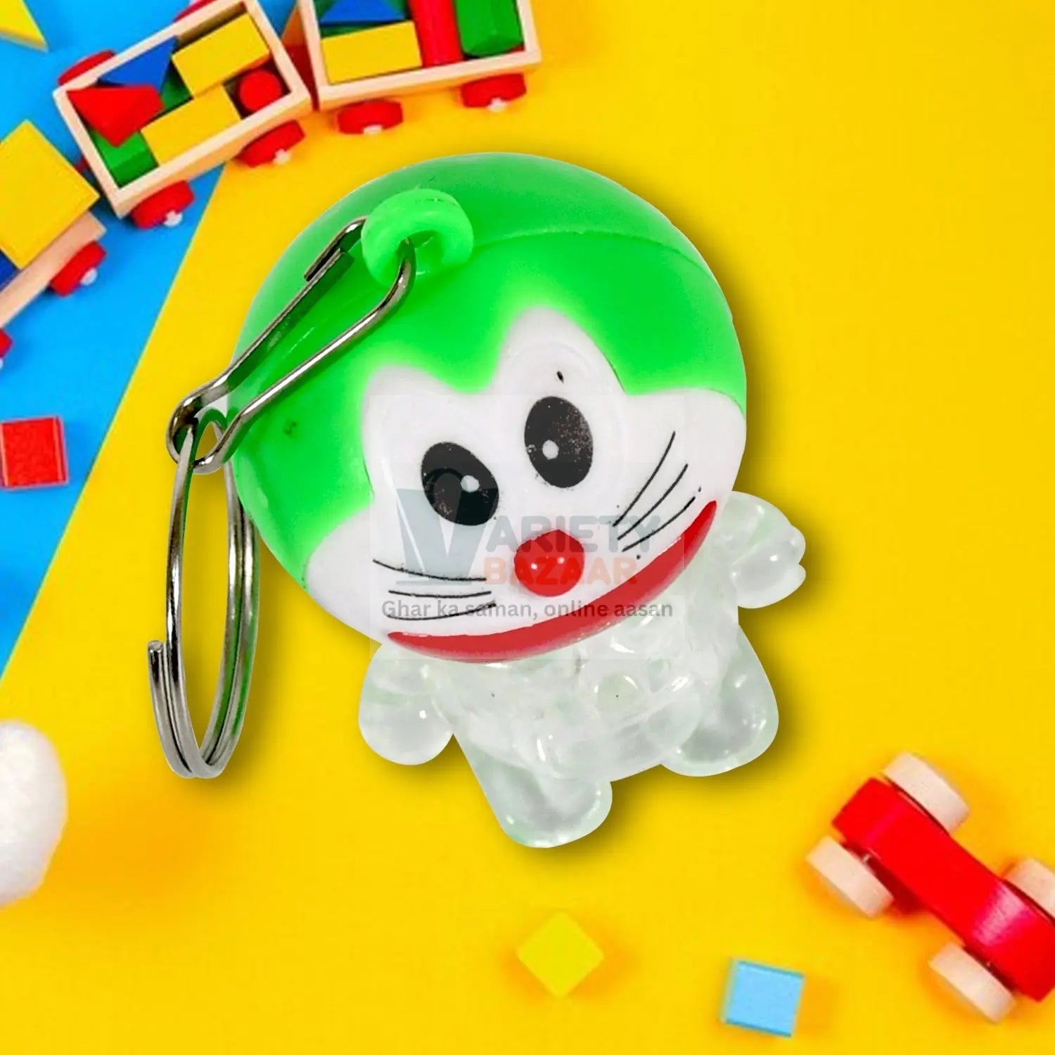 Doremon lightning keychain, 2 colored lightning keychain (1 pc) Variety Bazaar