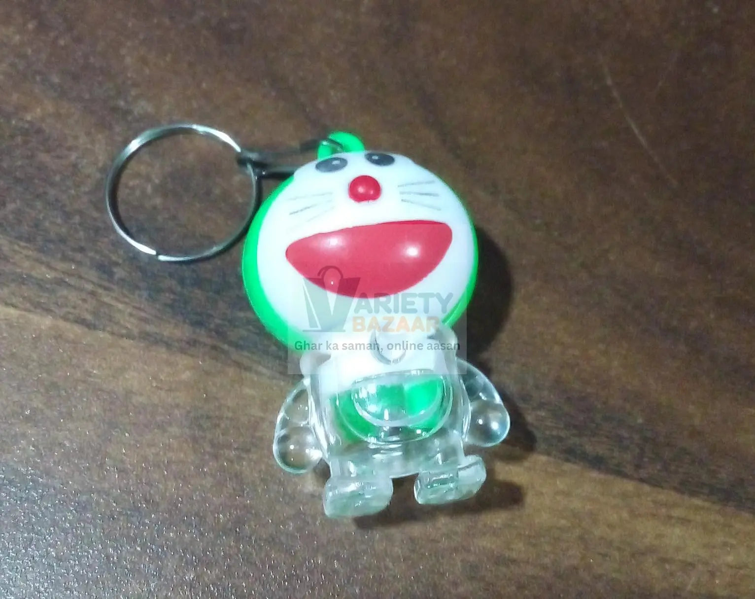 Doremon lightning keychain, 2 colored lightning keychain (1 pc) Variety Bazaar