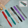 Dough Scraper Silicone Cake Spatula Non-Stick Butter Scraper Cake Mixer Ice Cream Scraper Kitchen Pastry Baking Supplies Spatula Silicone (6 Pcs Set / 25 CM) travel sahayak