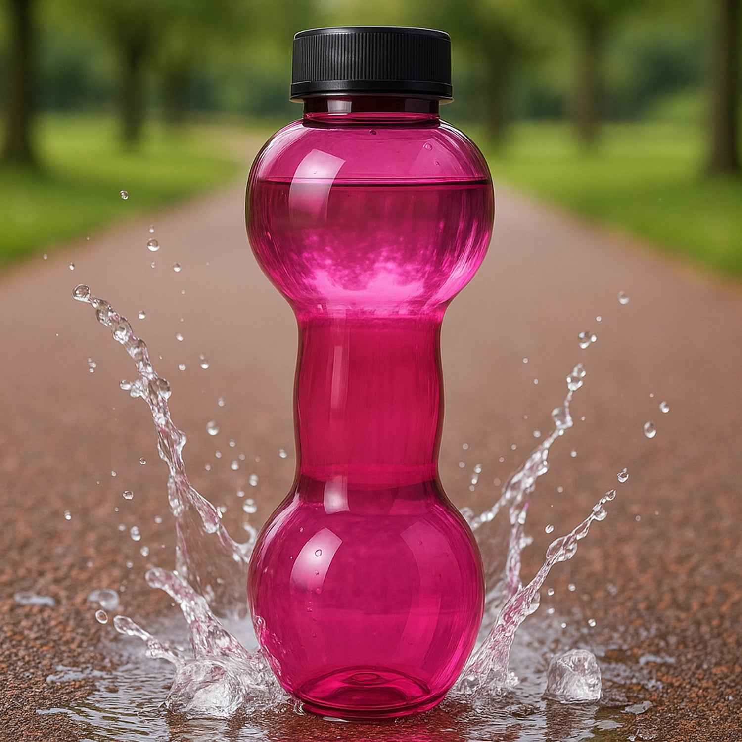 Plastic Water Dumbbells Bottle