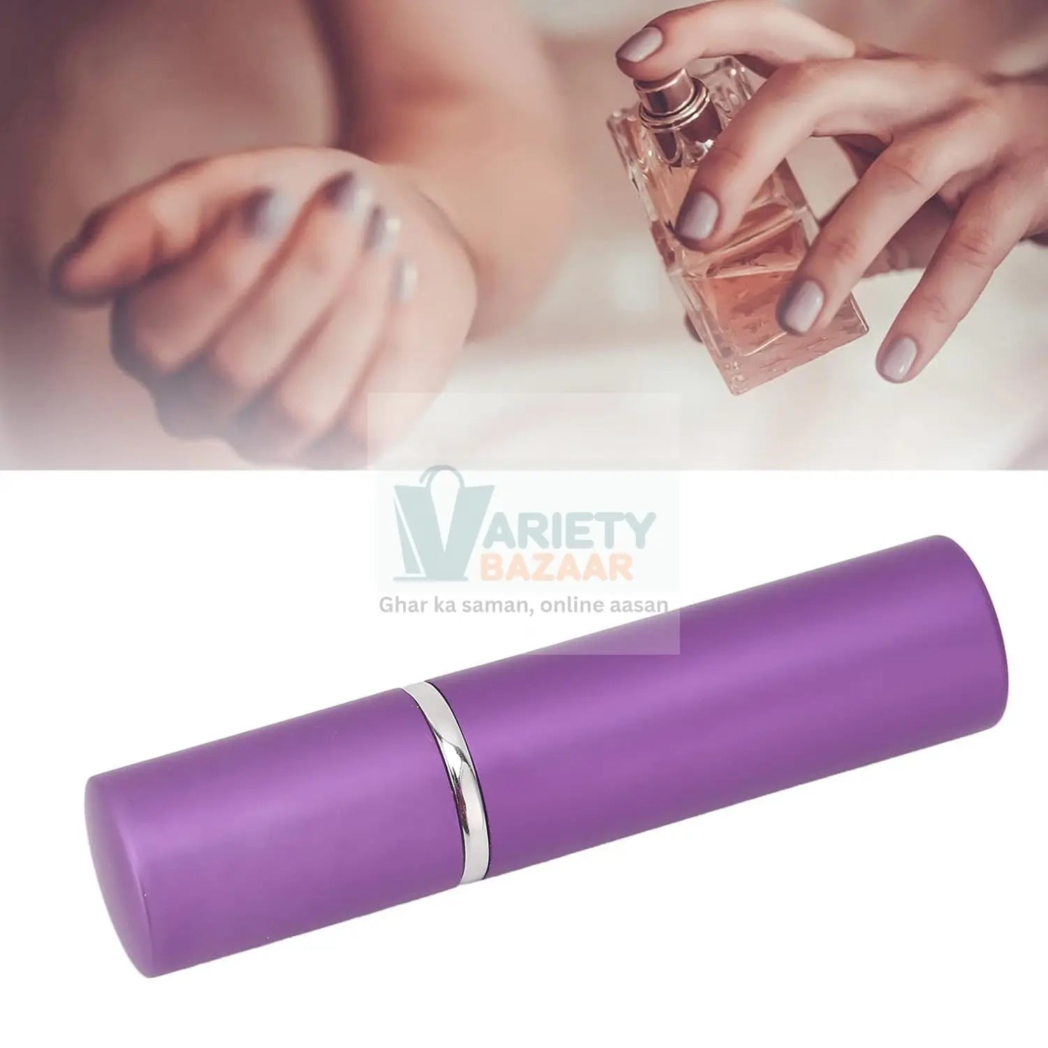 Empty Spray / Perfume Bottle Refillable Fine Mist Perfume For Sanitizer Travel Beauty Makeup Perfume filler (1 Pc) Variety Bazaar