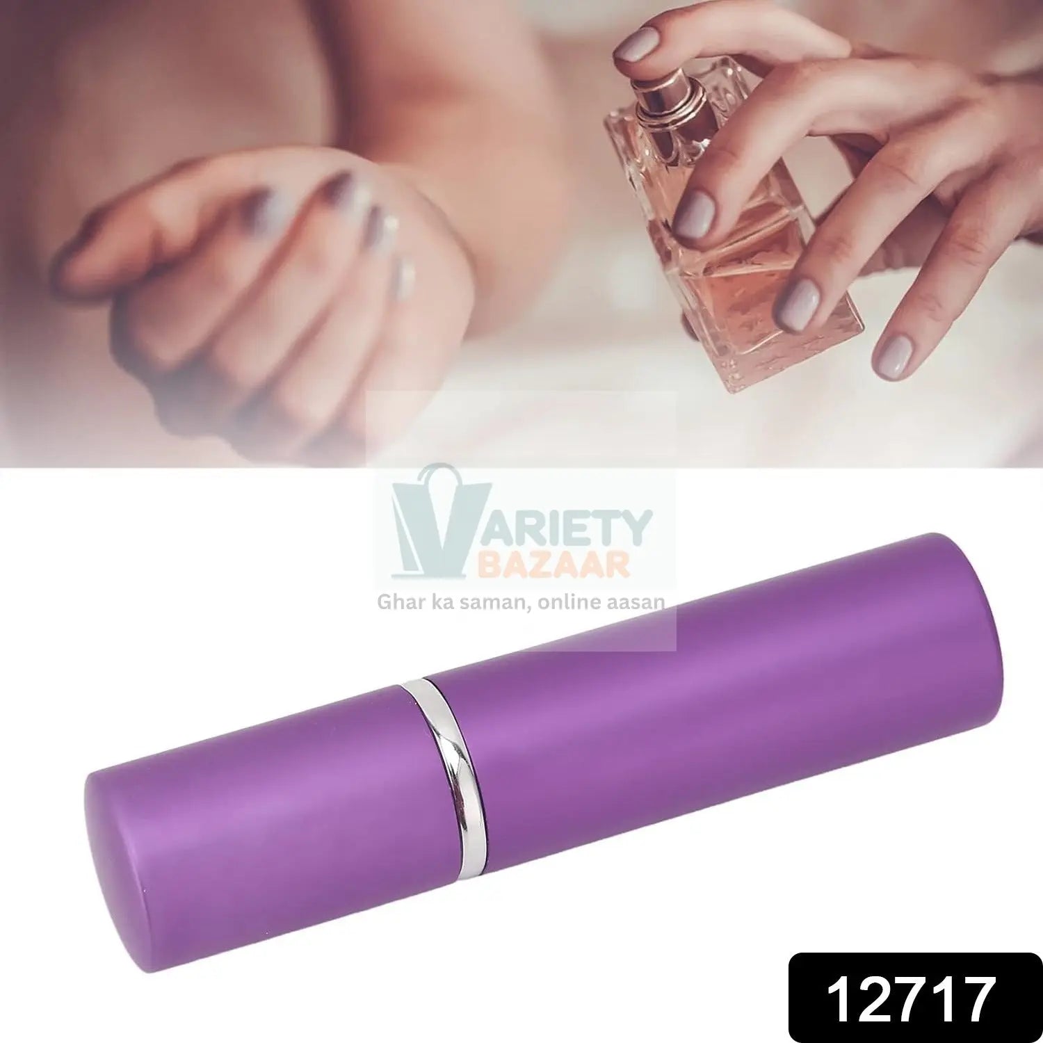 Empty Spray / Perfume Bottle Refillable Fine Mist Perfume For Sanitizer Travel Beauty Makeup Perfume filler (1 Pc) Variety Bazaar