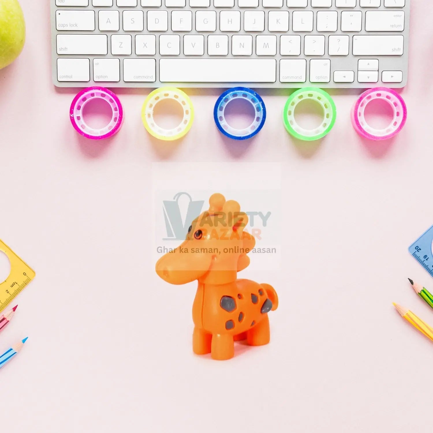 Extandable Giraffe toy, Cute Looking Giraffe with Extandable Neck Variety Bazaar