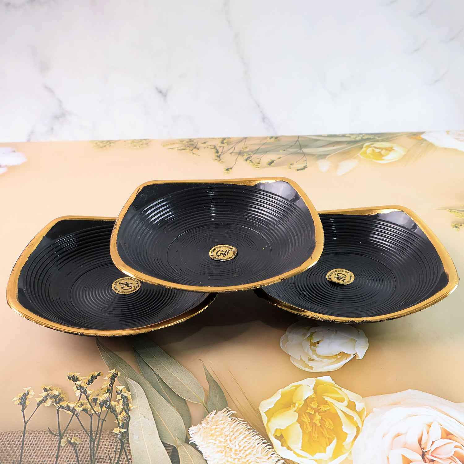 8237 Sweet Buzz Ceramic Tea  Cups  Mug Set With Seashell Shape Serving Bowl Milk Cup Coffee Cup Tea Cup Breakfast Cup Drinking Mug Or Outdoor For Household Gift For Birthday Wedding Party (8 Pcs Set)