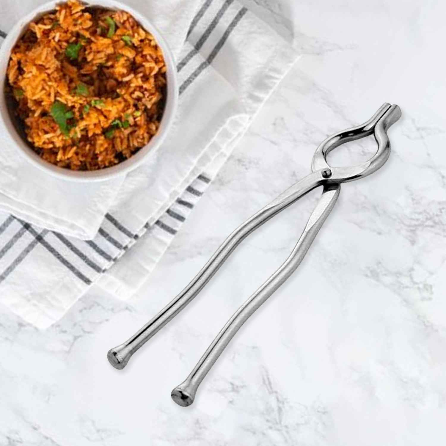 Apex Full Round Sansi  Heavy-duty Stainless Steel Pakkad  Strong Grip (1 Pc)