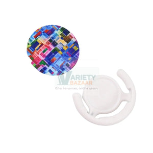 Fashion design pop up mobile phone grip holder smart phone bracket, Phone Stand & Grip with popclip car mount flowers pasley Variety Bazaar