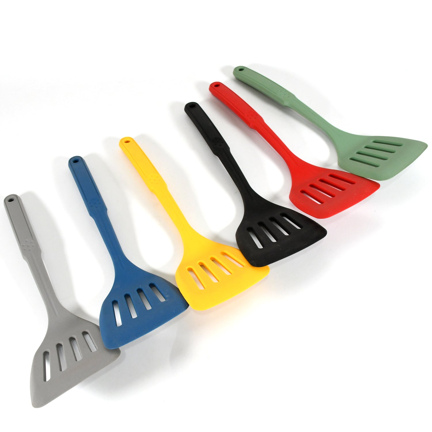 Multipurpose Silicone Spoon, Silicone Basting Spoon Non-Stick Kitchen Utensils Household Gadgets Heat-Resistant Non Stick Spoons Kitchen Cookware Items For Cooking and Baking (6 Pcs Set) travel sahayak