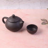 Premium Black Clay  Ceramic Tea Set With Teapot  4 Cups