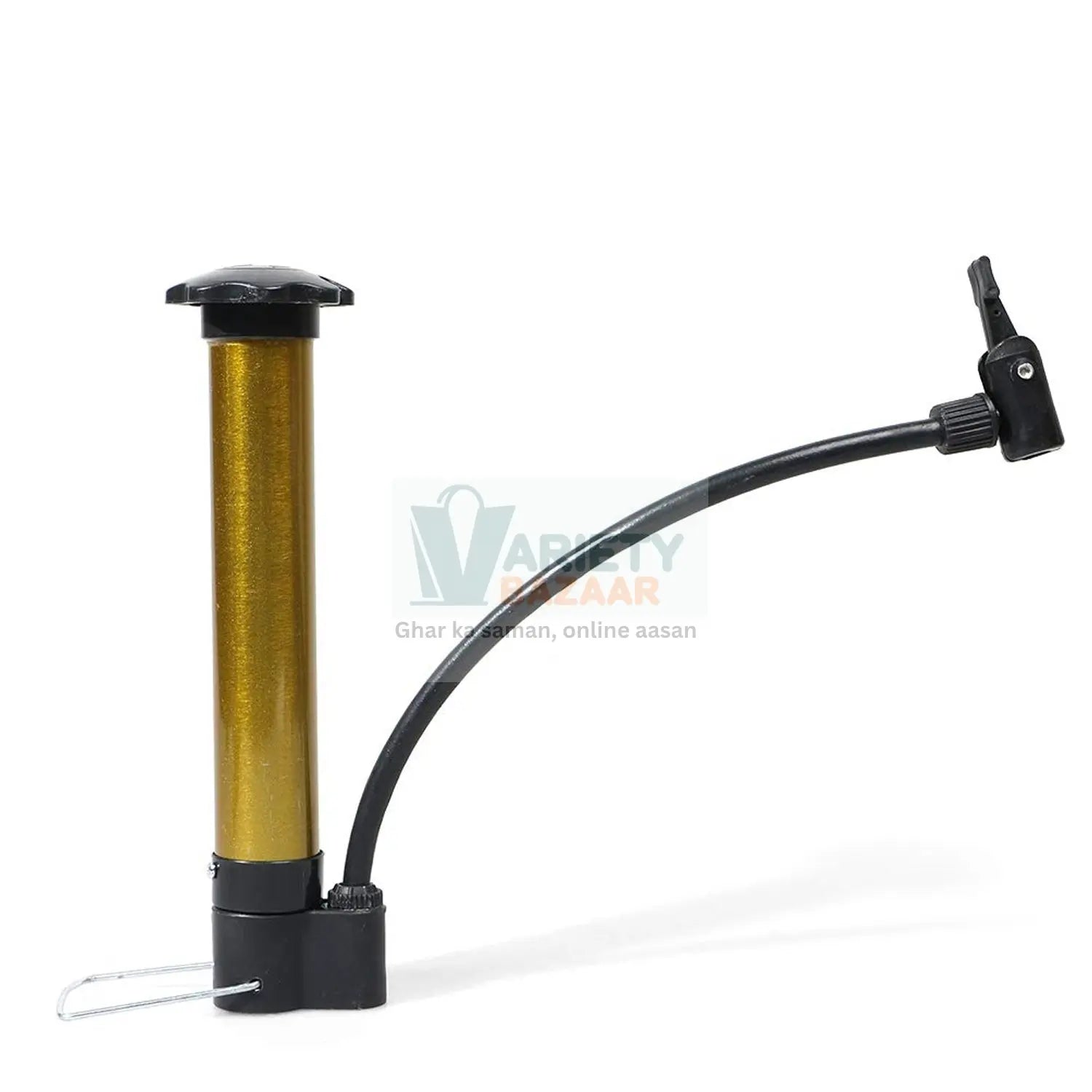 Hand Air Ball Pump, Metal Portable High Pressure Air Pump Mini Basketball Inflator for Balls, Basketball, Soccer, Volleyball, Football, Inflatable and More Variety Bazaar