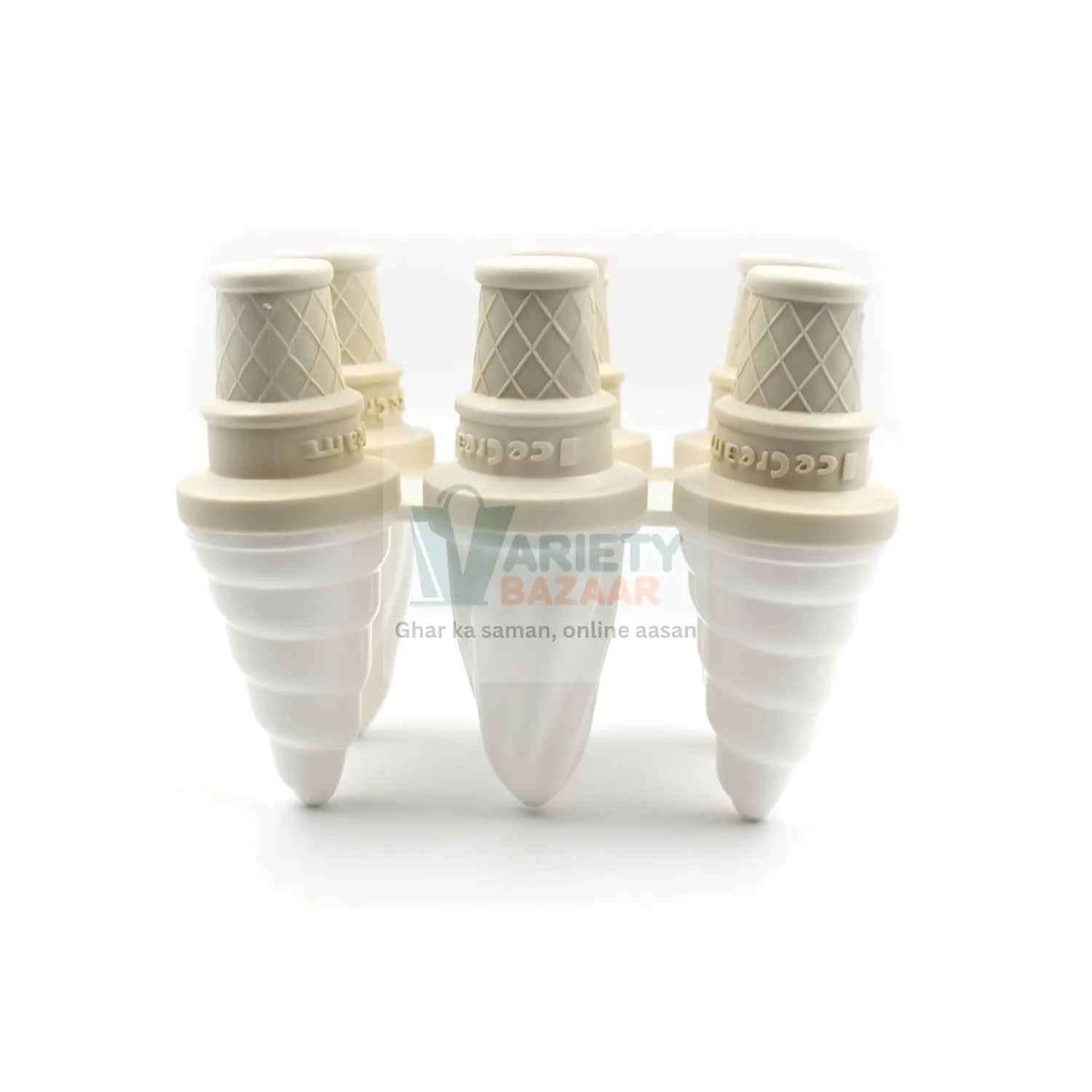 Ice Candy Maker Mold for Ice Cream at Home or Restaurants (6 Pc) Variety Bazaar