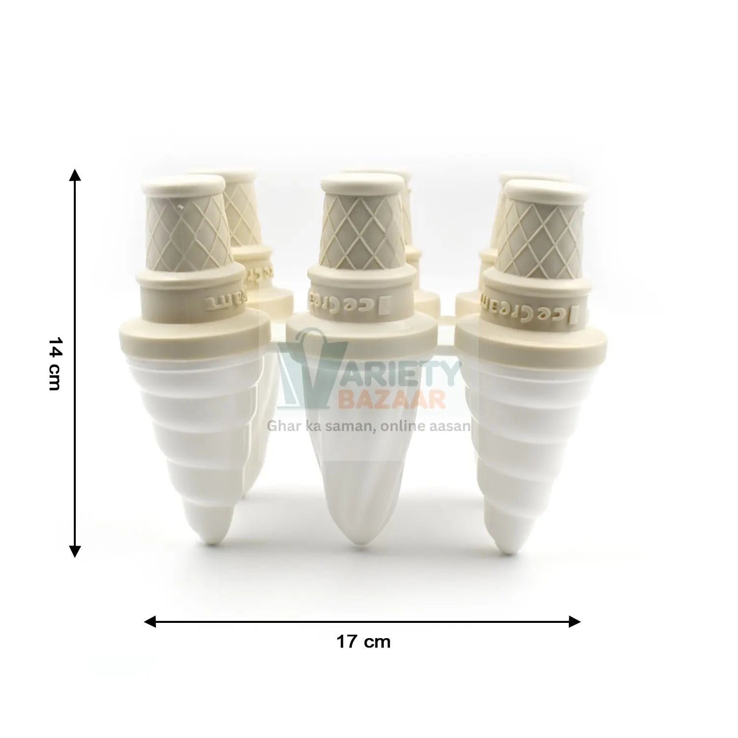 Ice Candy Maker Mold for Ice Cream at Home or Restaurants (6 Pc) Variety Bazaar