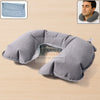 Inflatable & Foldable, Pillow U Shape Air Cushion Travel Pillow (1 Pc / Mix Color) Variety Bazaar