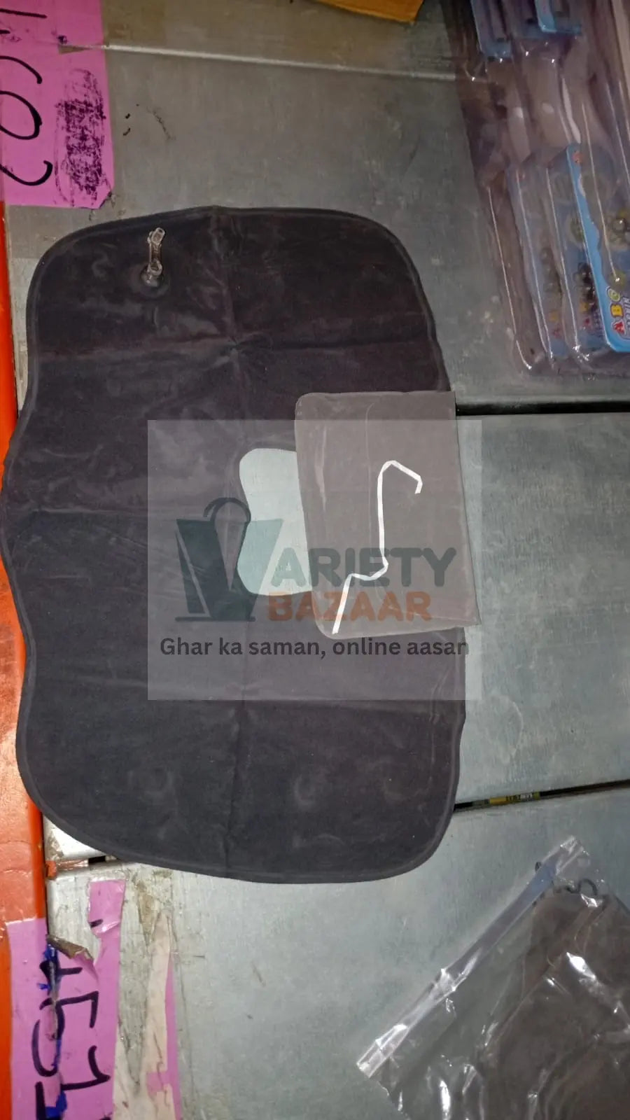 Inflatable & Foldable, Pillow U Shape Air Cushion Travel Pillow (1 Pc / Mix Color) Variety Bazaar