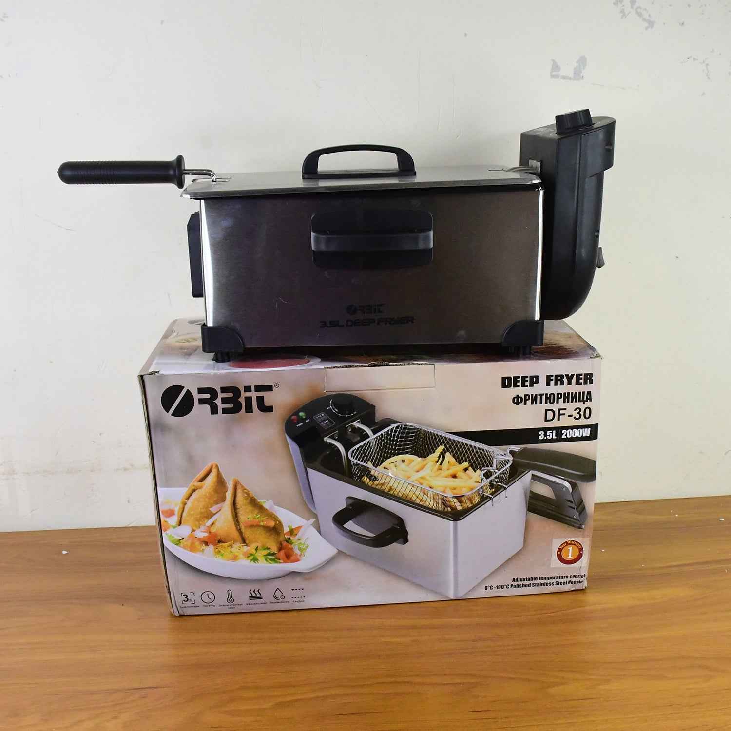 Orbit Heavy Duty 2000w Deep Fryer With 3.5 Litre Oil Capacity