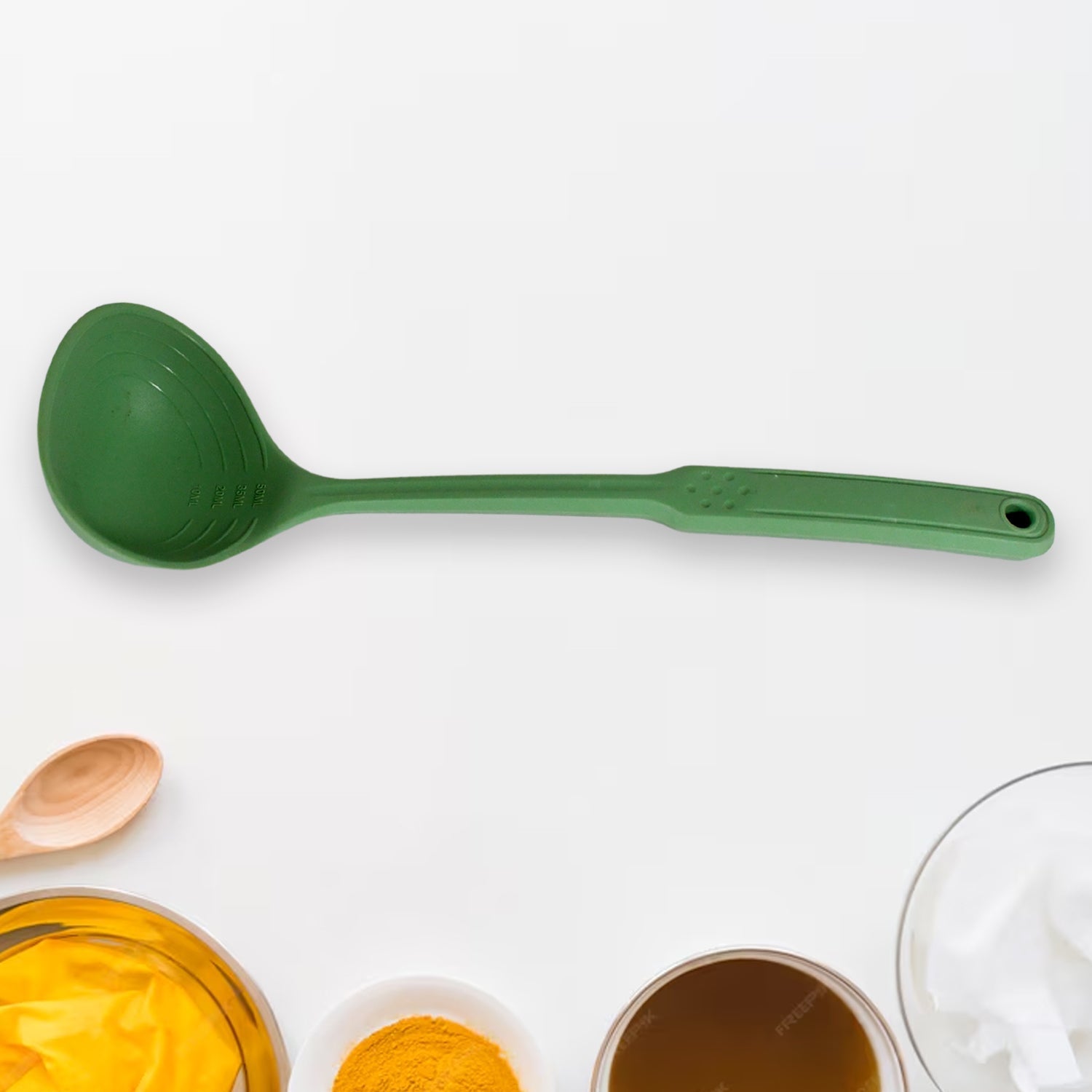 Multipurpose Silicone Spoon, Silicone Basting Spoon Non-Stick Kitchen Utensils Household Gadgets Heat-Resistant Non Stick Spoons Kitchen Cookware Items For Cooking and Baking (6 Pcs Set) travel sahayak