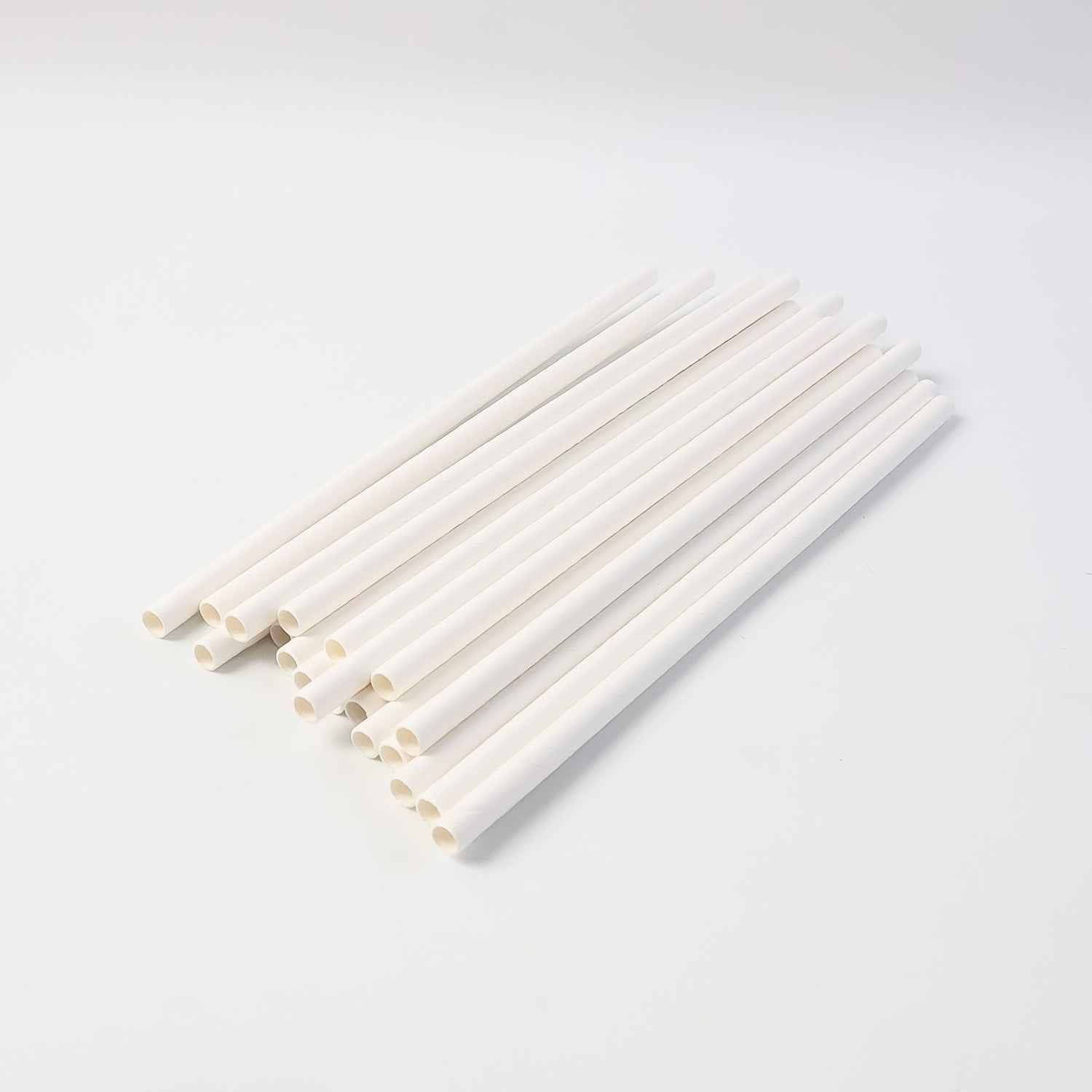 Paper Straw  Plain 6 Mm Diameter 200 Mm Length 50 Pcs Pack