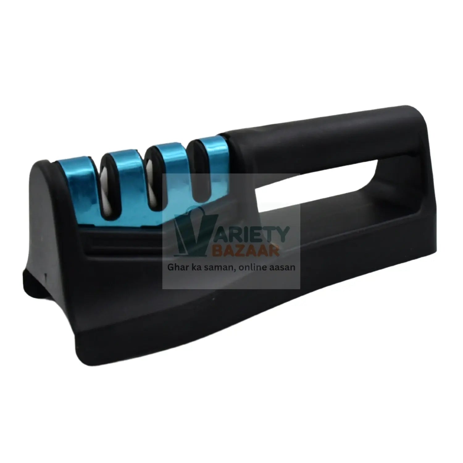 Kitchen Knife Sharpener – Handheld for Chefs & Serrated Knives (1 Pc, Chopper Not Included) Variety Bazaar