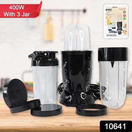 Orbit Bullet Mixer Grinder - 400w With 3 Jars