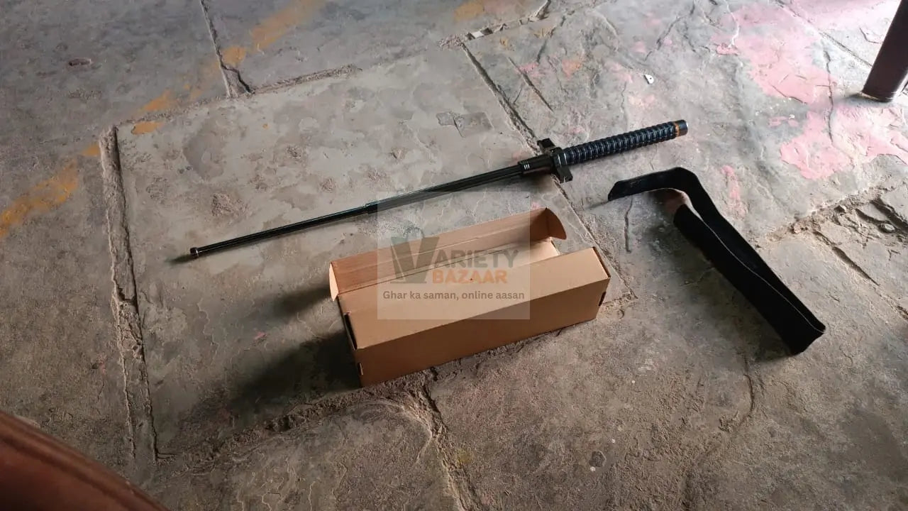 Lightweight Folding Walking Sticks with Nylon Bag Cover (76 Cm) Variety Bazaar