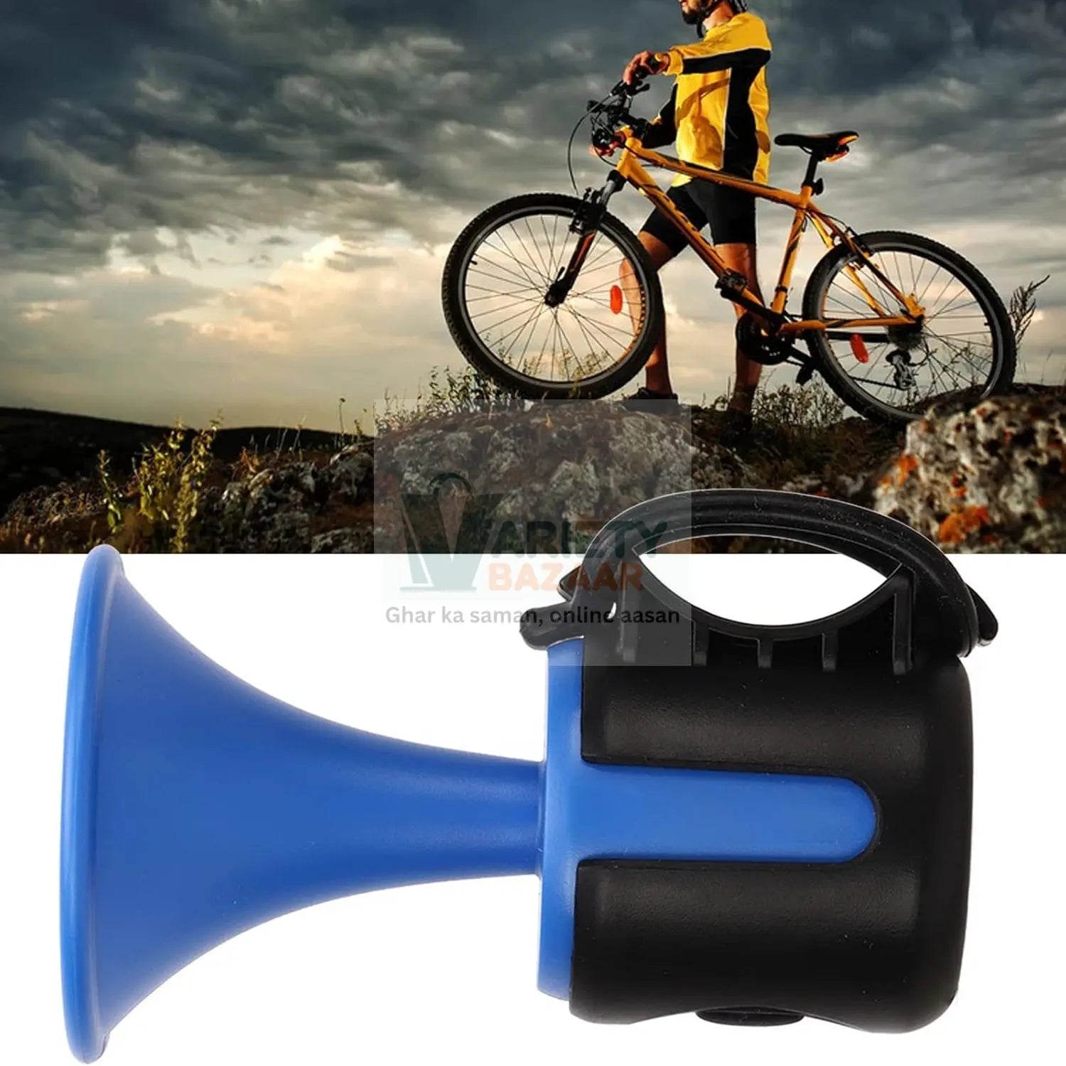 Loud 120dB Bicycle Air Horn – Waterproof Electric Bell with Long Battery Life Variety Bazaar