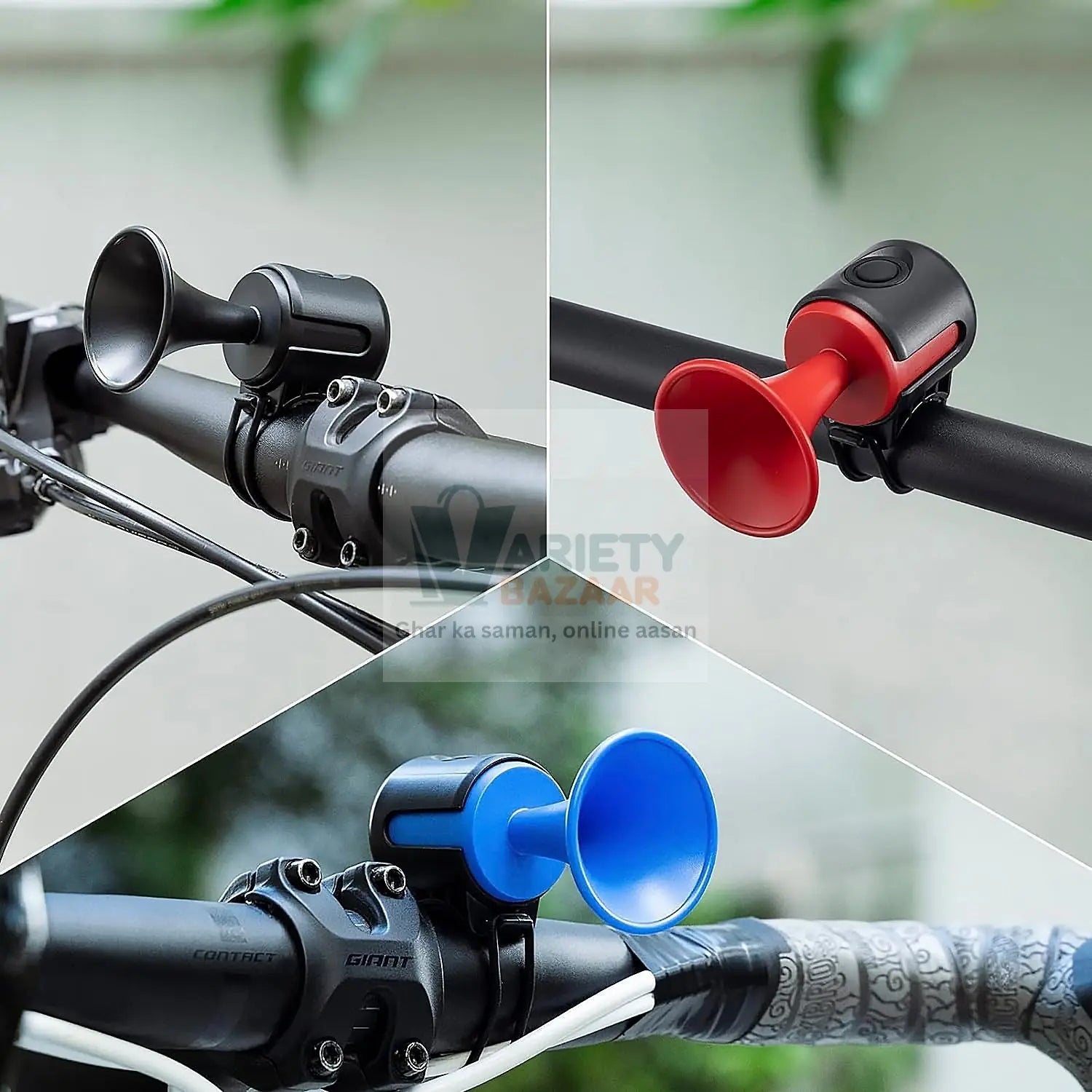 Loud 120dB Bicycle Air Horn – Waterproof Electric Bell with Long Battery Life Variety Bazaar