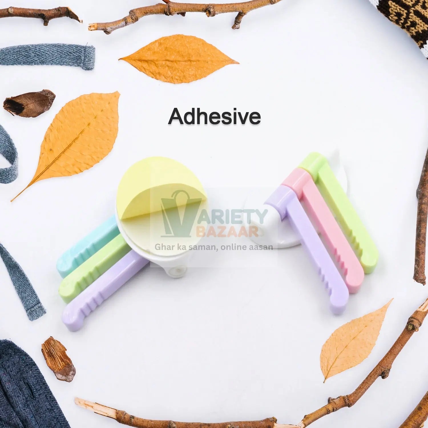 MULTIPURPOSE STRONG HOOK SELF-ADHESIVE HOOKS FOR WALL HEAVY PLASTIC HOOK, STICKY HOOK HOUSEHOLD FOR HOME , DECORATIVE HOOKS, BATHROOM & ALL TYPE WALL USE HOOK , SUITABLE FOR BATHROOM, KITCHEN, OFFICE Travel Sahayak