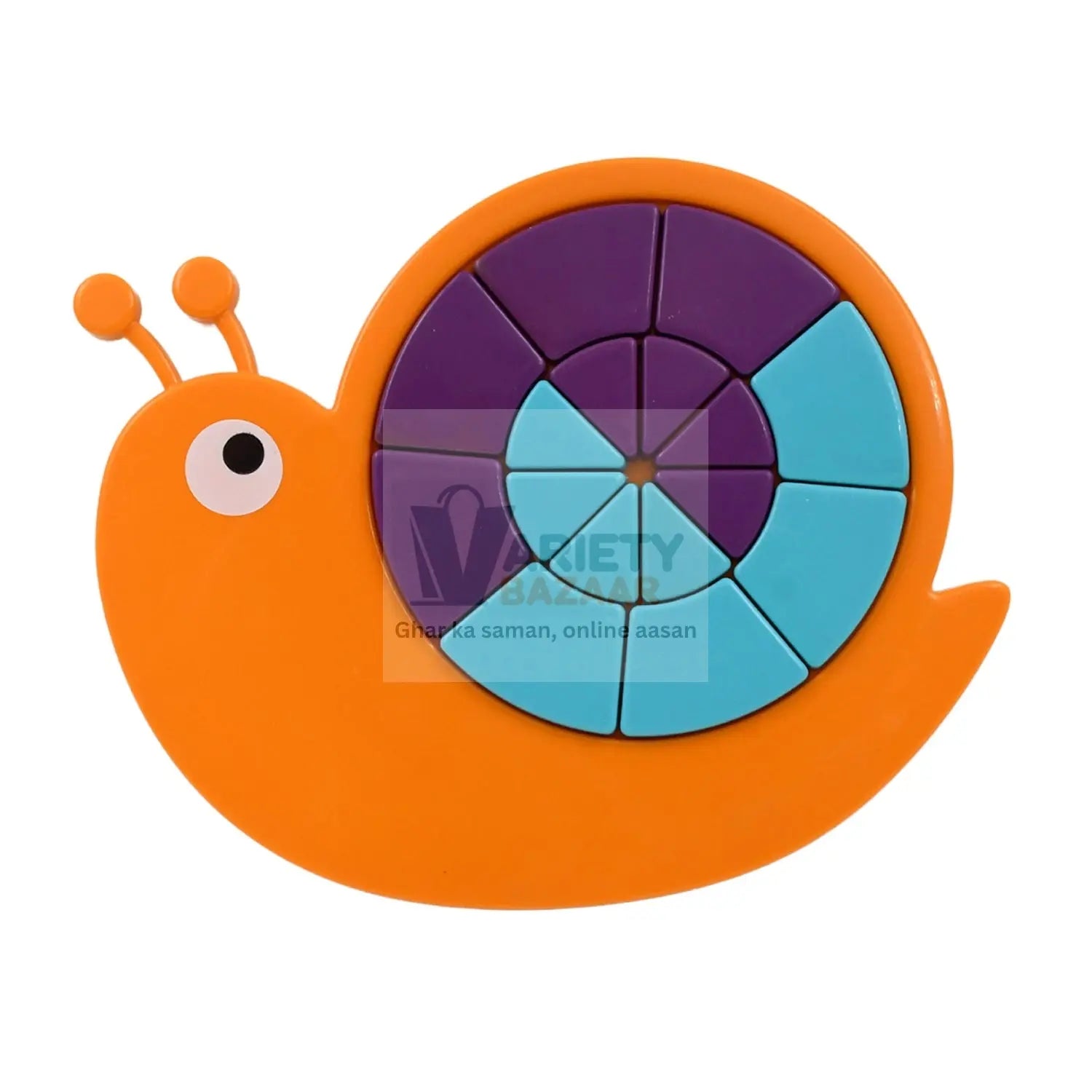 Mini Snail Puzzle – STEM Educational Toy, Puzzle Games for Ages 3-6 (Mix Color) Variety Bazaar
