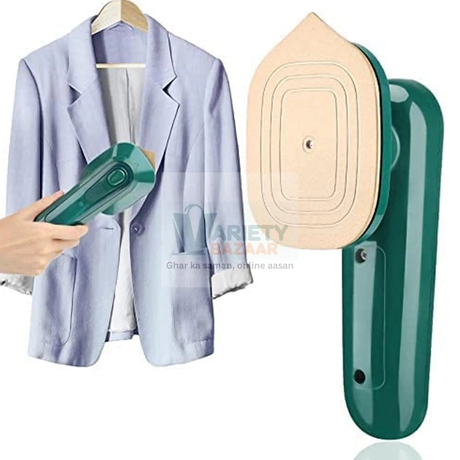 Mini Steamer & Iron: 2-in-1 Portable Travel Friendly Variety Bazaar