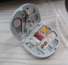 Mini Travel Sewing Kit DIY Sewing Portable Sewing Tool Kits Plastic Sewing Kit Box Beginner Friendly Emergency Sewing Repair Kit with Threads Scissors Hand Sewing Needles Variety Bazaar