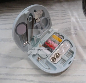 Mini Travel Sewing Kit DIY Sewing Portable Sewing Tool Kits Plastic Sewing Kit Box Beginner Friendly Emergency Sewing Repair Kit with Threads Scissors Hand Sewing Needles Variety Bazaar
