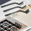 Mini Wire Brush Set Brass Nylon Stainless Steel Bristles Household Cleaning Brush for Gas Stove, Smoke Machine Tool Burner Tiles Tap Rust Removal Welding Slag Dirt & Paint Scrubbing (3 Pcs Set) Variety Bazaar