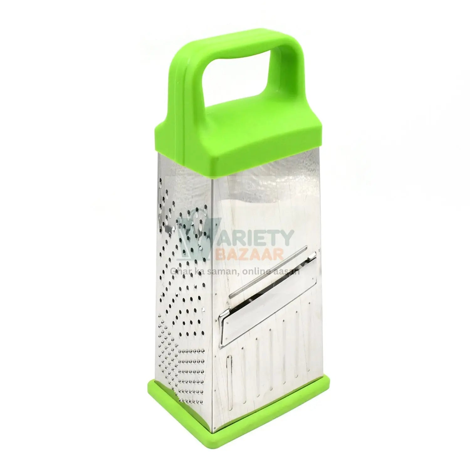 Miracle 5 In 1 Multifunctional Stainless Steel, Cheese Grater With Handle Stainless Steel Material Food Grater For Carrot, Cheese, Panner, Lemon or orange Peel and other Vegetable & Fruit   travel sahayak