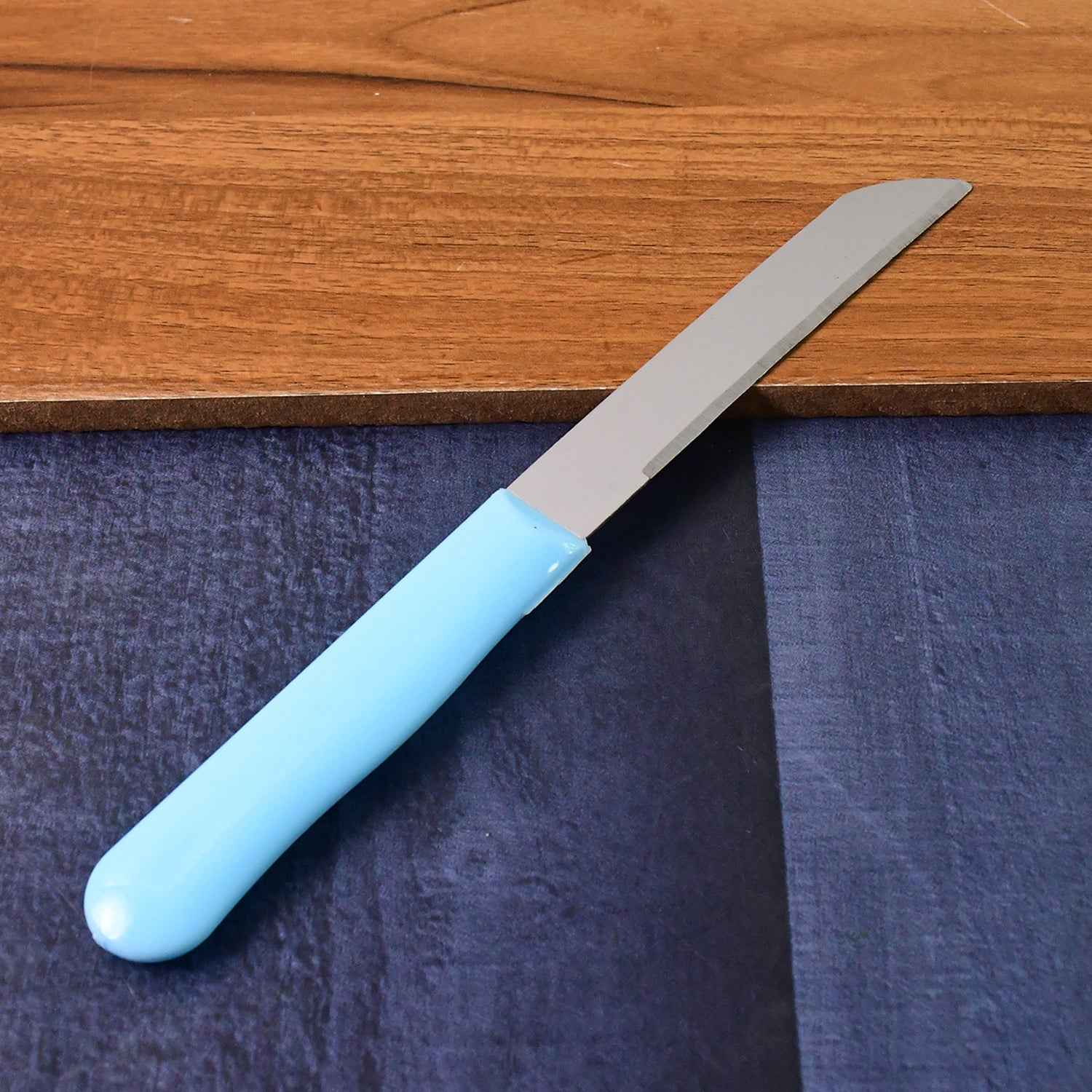 Premium Quality Stainless Steel Handle Plain Knife (10 Pc  1 Set)