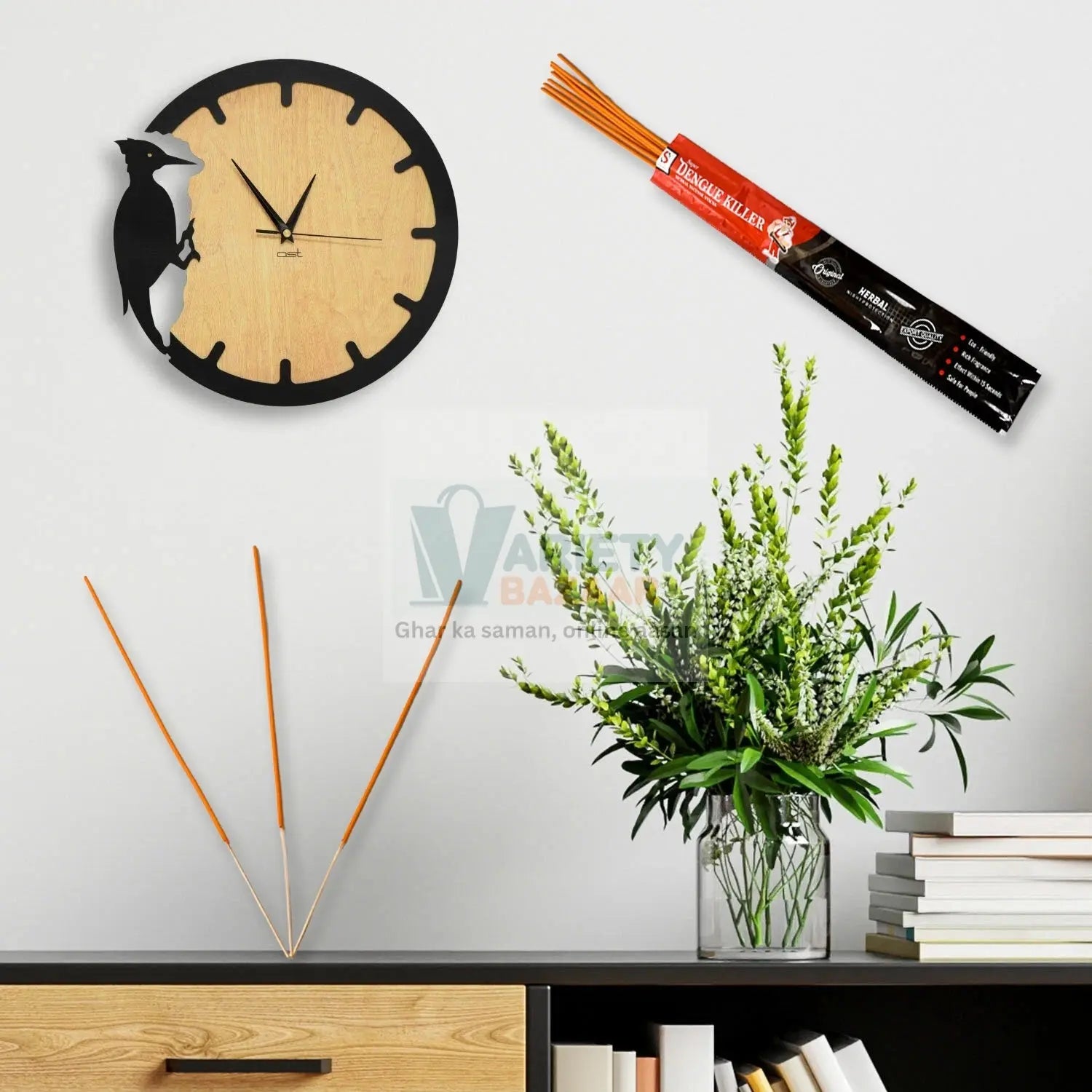 Mosquito Agarbatti Stick Herbal Mosquito Agarbatti  (1 Packet / 10 Sticks) (Incense Stick) Variety Bazaar