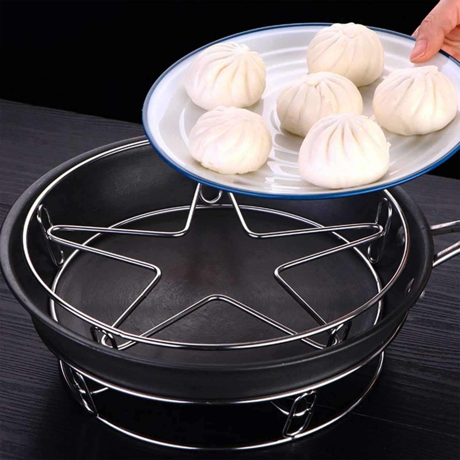 Heavy Duty Stainless Steel Gas Stove Stand (1 Pc)